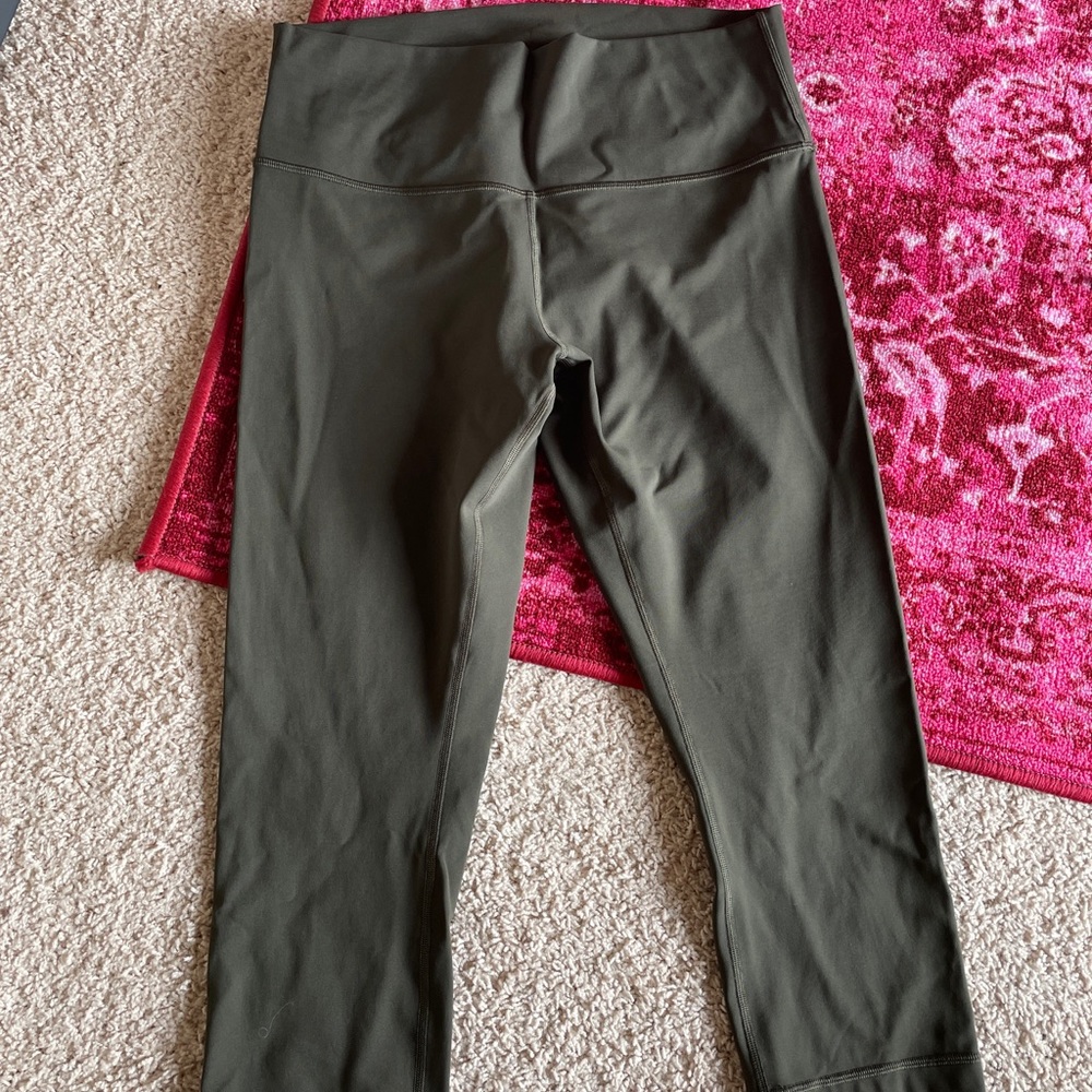 lululemon athletica Olive Green Leggings